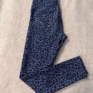 CALIA by Carrie Underwood Blue and Black Leopard Leggings